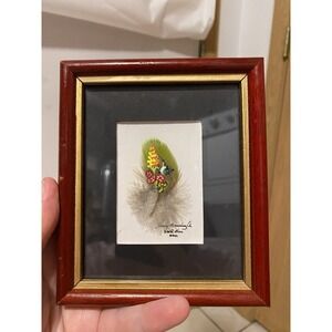 Hummingbird Feather Painted Art Costa Rica